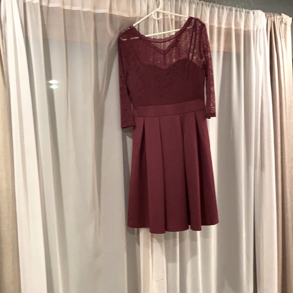 Vintage 2/3 sleeve lace dress